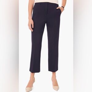 Halogen Ponte Knit Kick Flare Leg Pants - Navy size 12
